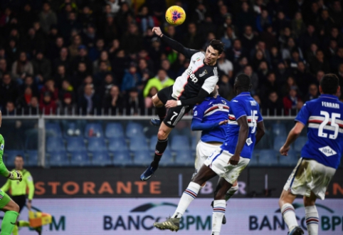 "Juventus" dealt with "Sampdoria" away