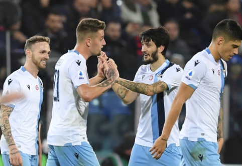 The team of "Lazio" that scored two goals in added time snatched a dramatic victory