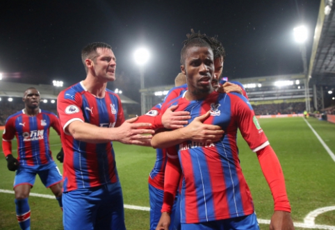 W. Zaha tore apart the tight match with "Brighton"