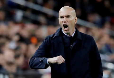 Z. Zidane: "Happy with the players' dedication, sorry about the result."