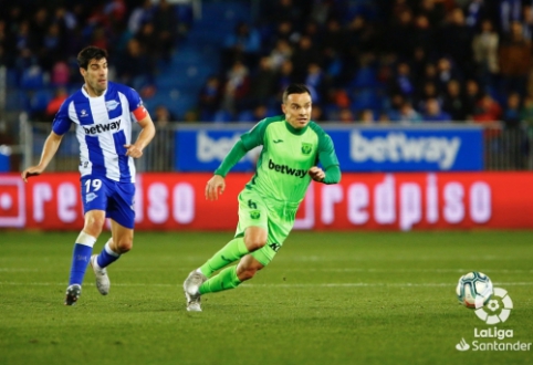 "At the end of the match, "Alaves" took points from "Leganes"