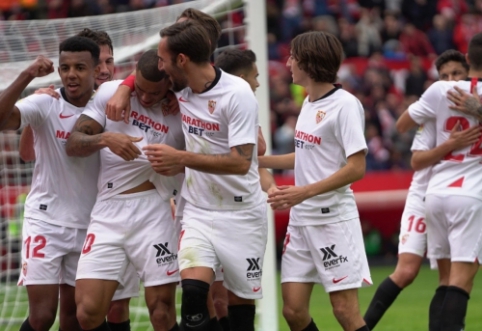 "Sevilla" clinches victory over "Leganes" by the smallest of margins without letting the leaders go