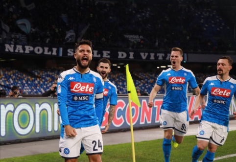 Early goal by L. Insigne opened the way for "Napoli" team to the semi-finals of the Italian Cup