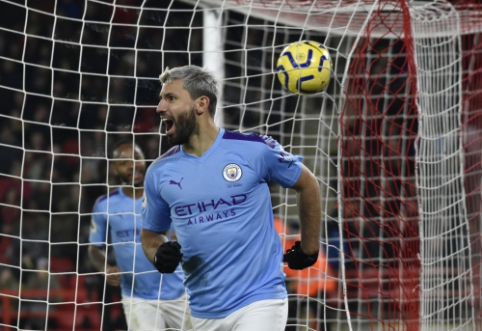 S. Aguero saved "Man City" skin, "Newcastle" snatched fantastic draws