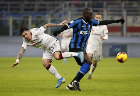 "Inter" had no problem with "Cagliari" and advanced to the quarterfinals of the Italian Cup