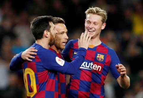 "Barcelona" stepped loudly into the King's Cup quarterfinals, "Sevilla" journey is already over