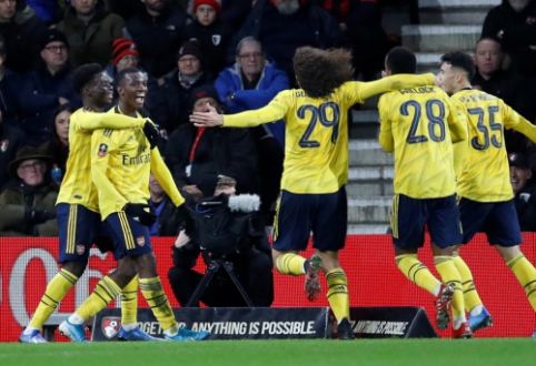 "Arsenal" advanced to the FA Cup quarter-finals