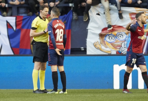 "At the end of the match, "Osasuna" defeated the team of "Levante""