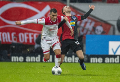 "Hertha" erased a three-goal deficit and snatched a point in the match against "Dusseldorf"