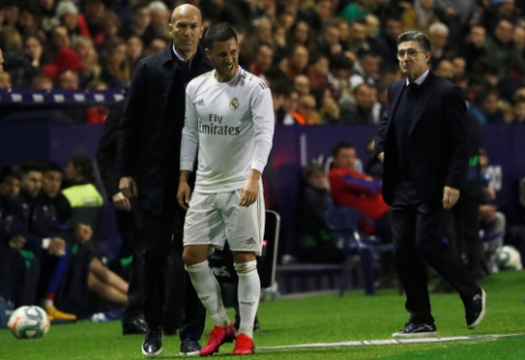 Z. Zidane on E. Hazard's injury: "Doesn't look good"