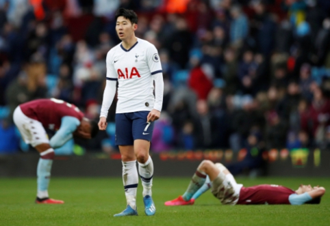 "Tottenham" defeats "Aston Villa" in the final moments