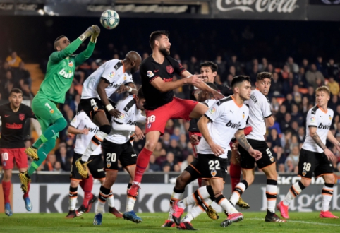 In the intense duel between "Valencia" and "Atletico" teams - a draw