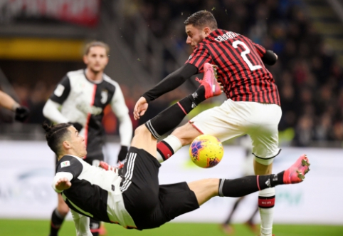 C. Ronaldo saved "Juventus" from defeat in the first Italian Cup semi-final match