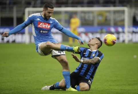 "Napoli" gained an advantage in the semi-finals of the Italian Cup