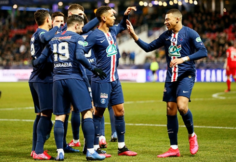 PSG and "Lyon" reached the semi-finals of the French Cup