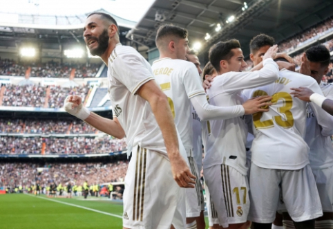 K. Benzema's goal secured "Real" victory in the Madrid derby