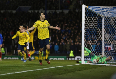 "Arsenal" defeated "Portsmouth" and will play in the next round of the FA Cup.