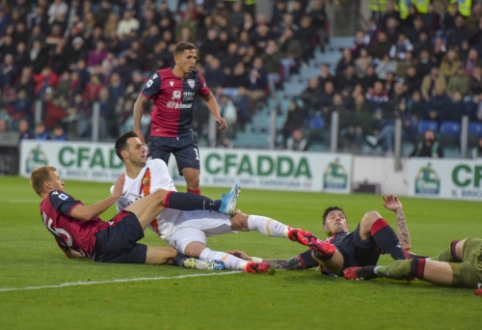 "Roma" crushed "Cagliari" team with seven goals in the drama