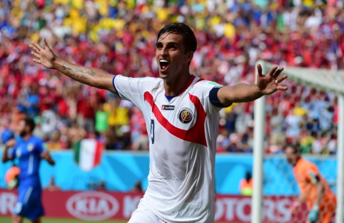 Costa Rica defeated the Italians and secured a place in the tournament's quarterfinals (VIDEO)