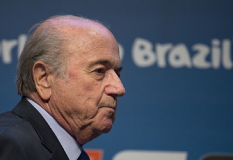 Leaders of European football force S. Blatter out of FIFA presidency