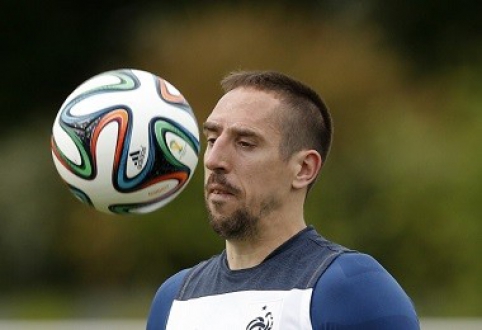 F.Ribery included in the final composition of the French national team