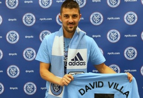 Official: "New York City" acquired the striker from the Spanish national team D. Villa