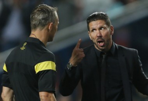 "Atletico" victories blacksmith D.Simeone: I am not sad, but I am angry