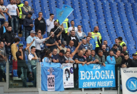 "Napoli" fans paid tribute to D. Maradona