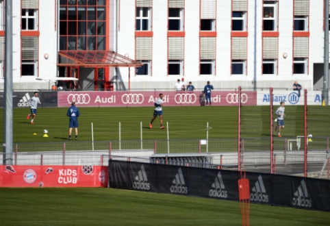 "Bayern" footballers returned to training.