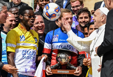 Vatican football team, hunting for its first international victory