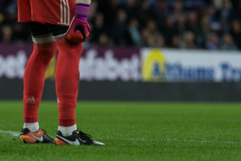 In the FA tournament - an unusual strike during a penalty kick