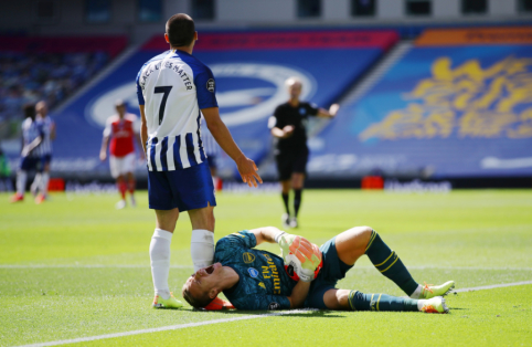 Brighton steals victory from Arsenal in the last moments of the match