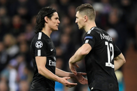 E. Cavani and T. Meunier refused to help the PSG team in the Champions League