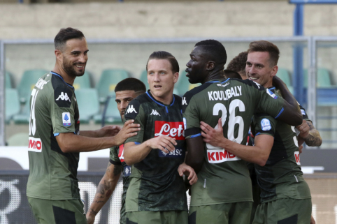 "Napoli" defeated "Verona" in an important duel