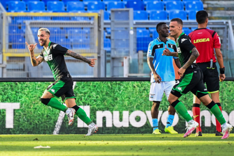 The team of "Lazio" in the hole had to admit the advantage of "Sassuolo"