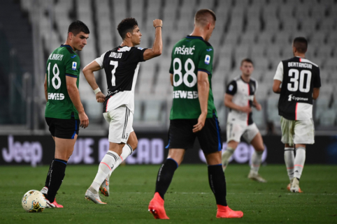 Two 11-meter penalties saved "Juventus" from losing the match against "Atalanta"