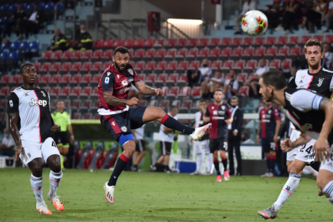 "Cagliari" defeated "Juventus" team at home