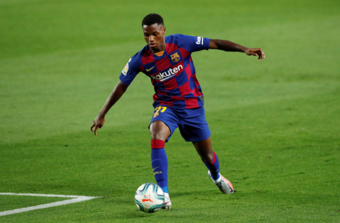 "Barcelona" wonderkid Fati returns to the pitch