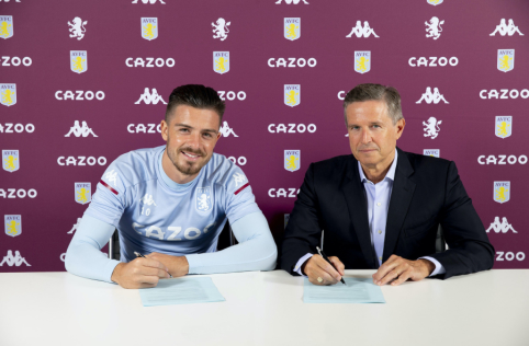 Official: J. Grealish has tied his future to "Aston Villa"