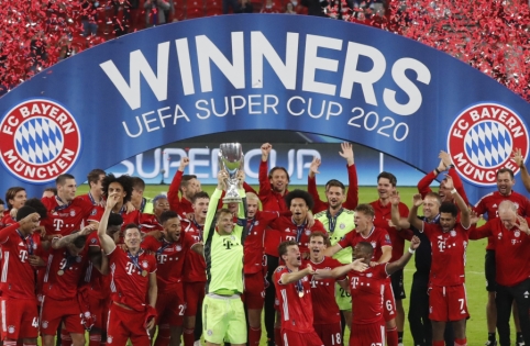 "Bayern" won the UEFA Super Cup