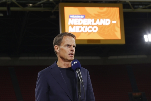 F. De Boer: "I am not the first coach who debuted with a defeat"