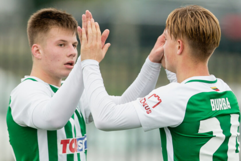 In a friendly match, "Žalgiris" scored as many as nine goals.