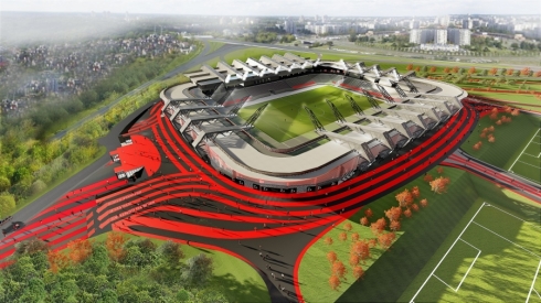 Published: How the National Stadium will look in winter