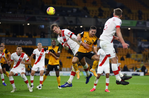 "Wolves" and "Southampton" shared a point