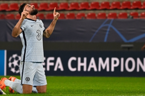 F. Lampard rejoiced in O. Giroud's performance after the victory