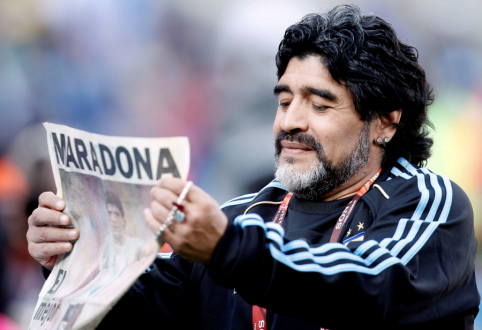 "Lamborghini" honored at D. Maradona celebration.