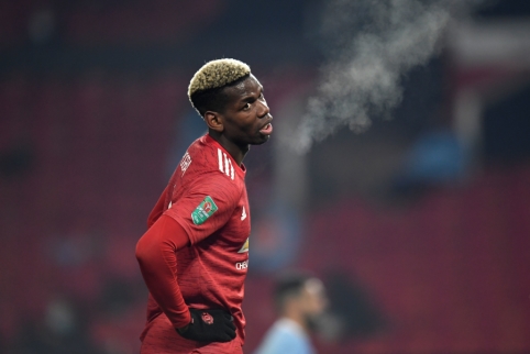 "Man Utd" will play for a while without P. Pogba