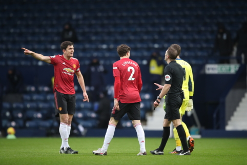 H. Maguire criticized the referee and VAR after the draw with WBA