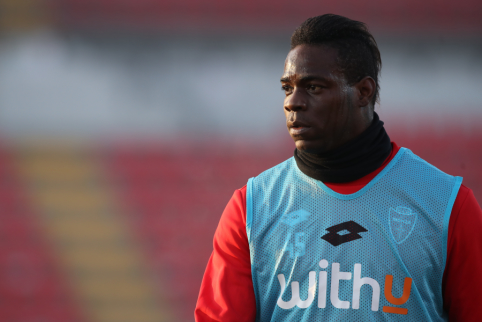 M. Balotelli tested the patience of his team's head coach