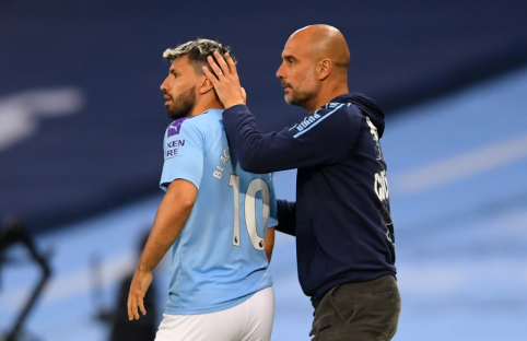 P. Guardiola: "Aguero is irreplaceable."